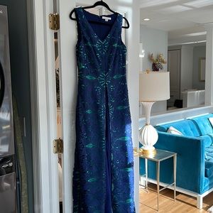 Gorgeous Kay Under Walk-Through Lace Jumpsuit